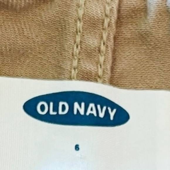 Old Navy Overalls Women's Size 6 Tan Light Stretch Skinny Excellent - Picture 8 of 9